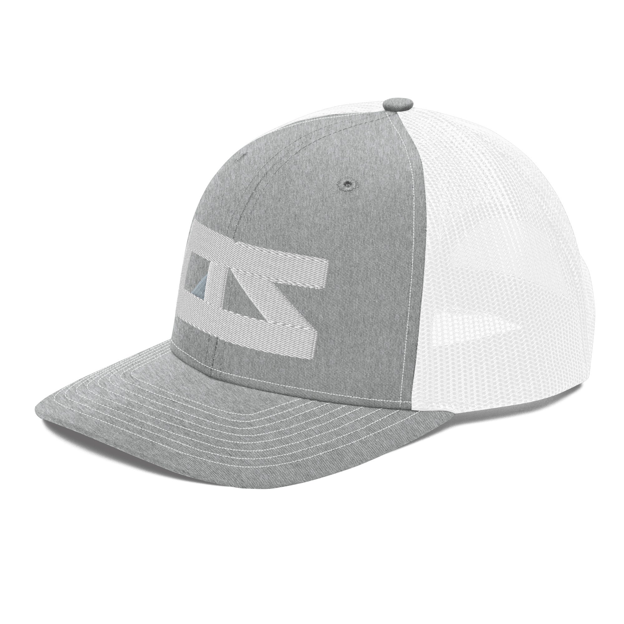 Grey Grid Cap