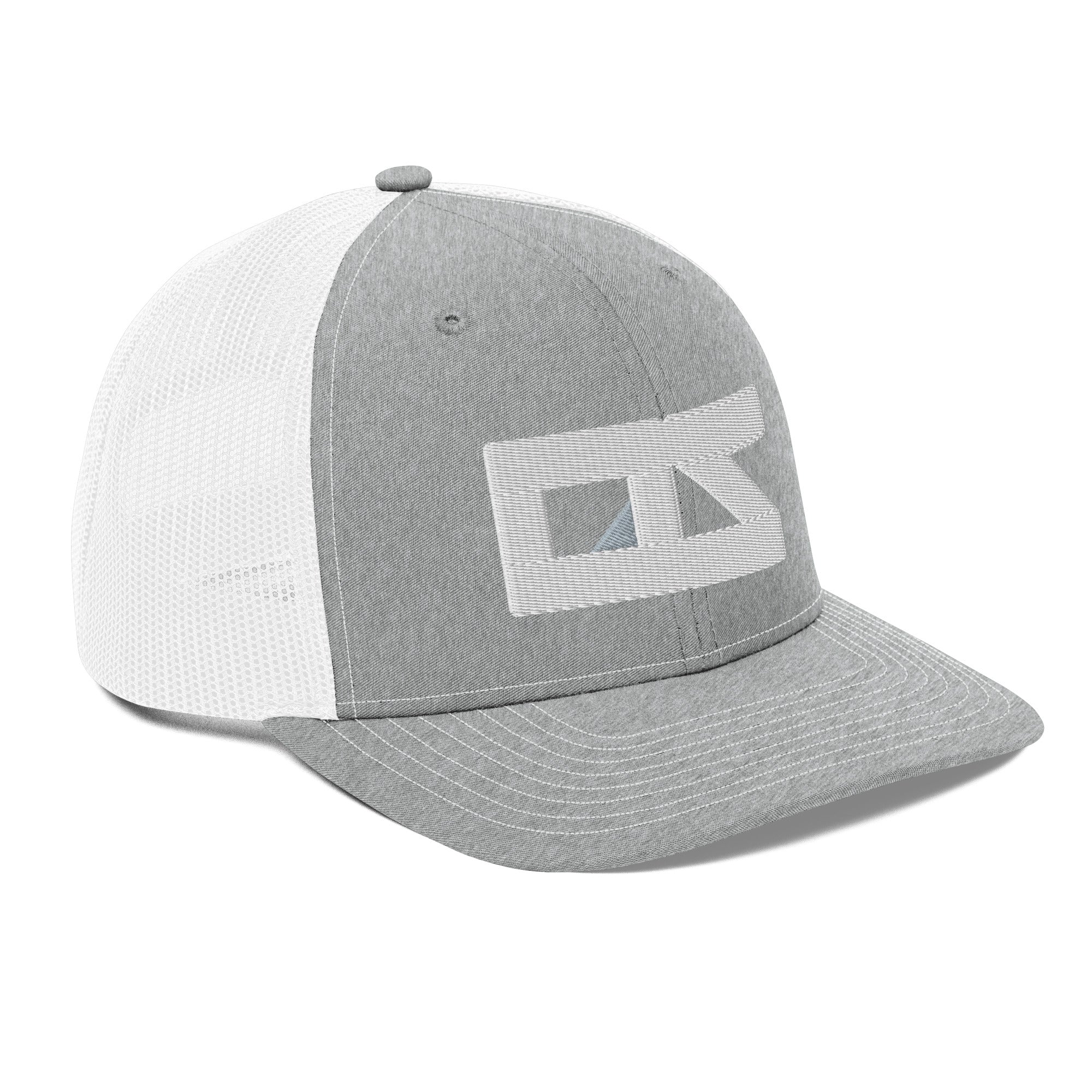 Grey Grid Cap