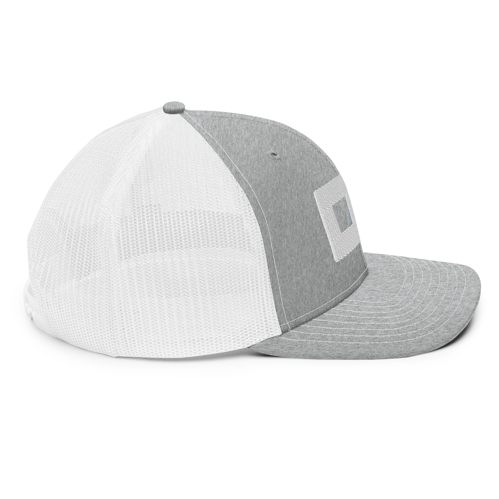 Gray Grid Cap